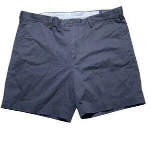 Polo Ralph Lauren Mens Stretch Classic Fit Chino Shorts Navy Blue 38 Twill
